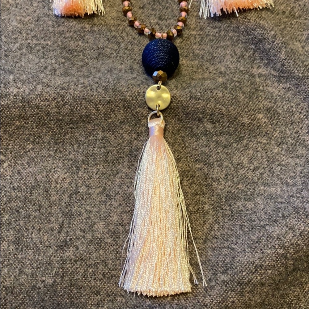 Long Tassel Necklace 38” Long and so cute!! - Picture 4 of 9